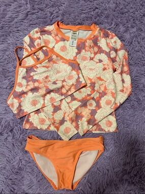 OshKosh B'gosh Coral Floral Swim Set